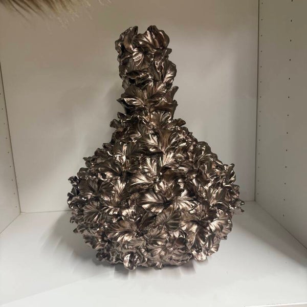 Luxe Vaas Brons Blad  | 45cm