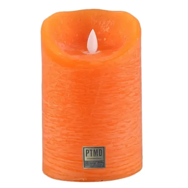 PTMD LED stompkaars op batterij L oranje 10 x 15 cm