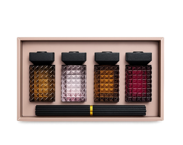 Luxe Cadeaupakket Facet Geurstokjes | 4x50ml