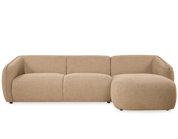 Hoekbank Laila – Stof Taupe Rechts