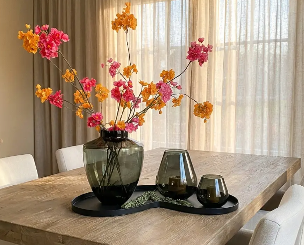 XL Luxury Smoke Tafeldecoratie Set ‘Tropical Blossom’