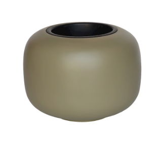 Bloempot 'Phuket' Pebble Grey | Ø34,5 x H26 cm