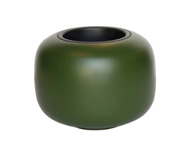 Bloempot 'Phuket' Green | Ø34,5 x H26 cm