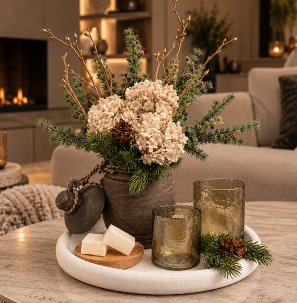 Tafeldecoratie Set ‘Modern Landelijk Kerst’