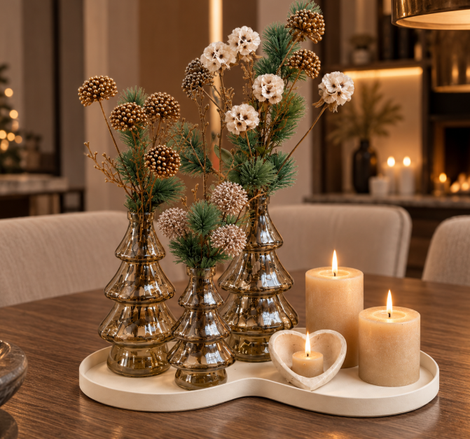 Tafeldecoratie Set ‘Ambery Xmas’