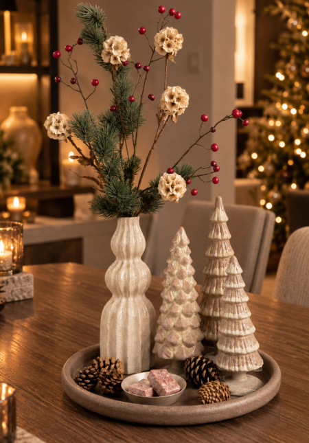 Tafeldecoratie Set ‘Beige Trees’