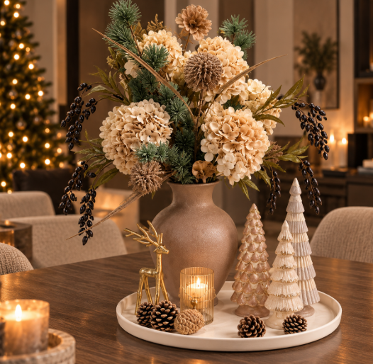 Tafeldecoratie Set ‘Beige Xmas’