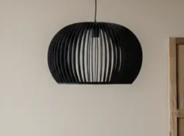 Hanglamp Hout Zwart