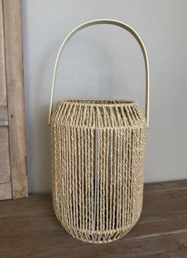 Tafellamp Lantaarn Vorm | Jute