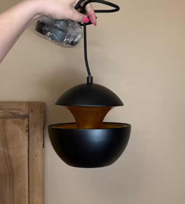 Zwart/Goud Hanglamp Hotel Chique