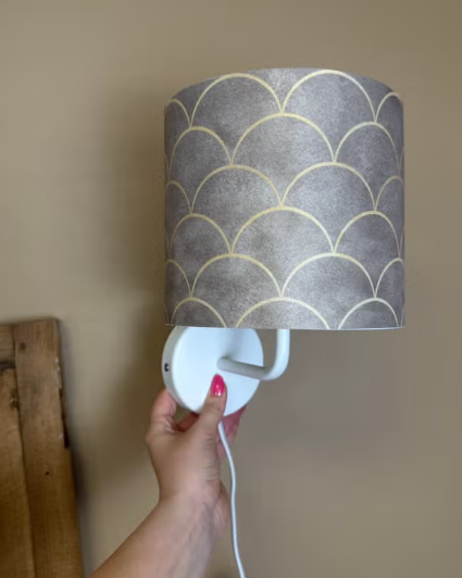 Wandlampen Wit Met Taupe Kap