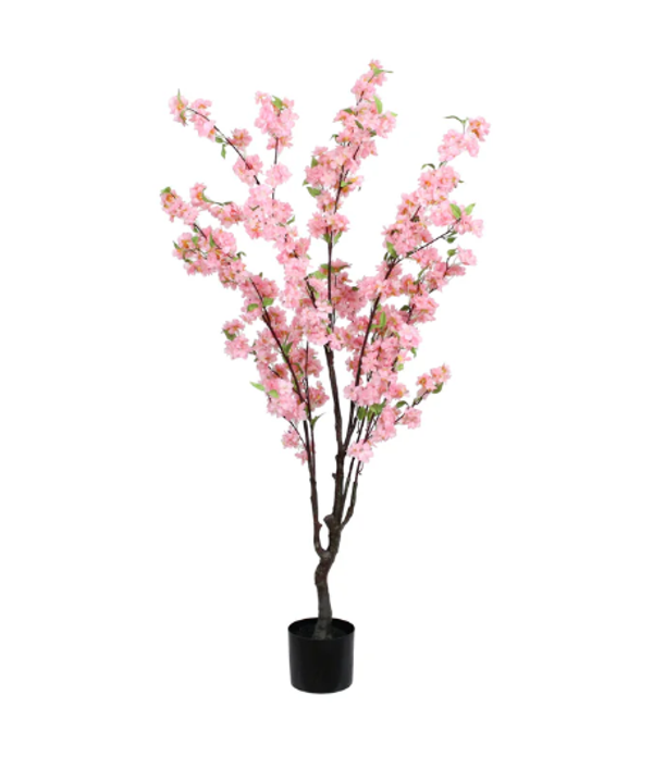 Kunst Bloesemboom Roze | 70x60x145cm