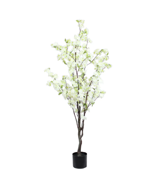 Kunst Bloesemboom Wit | 70x60x145cm
