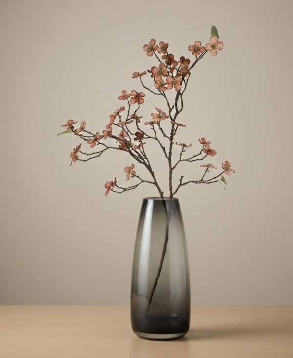 Zijden Bloemen 'Cornus' | Bruin | 87cm