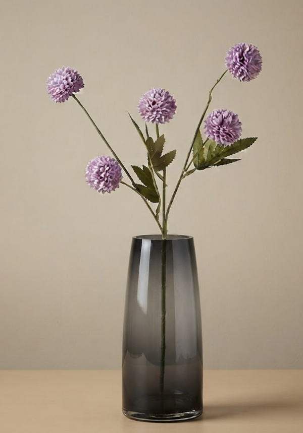 Kunsttak Mini Pom Pom Lila | 51cm