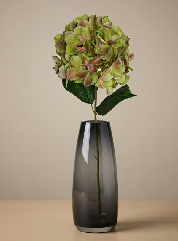 Kunstbloem Hortensia Green | 65cm