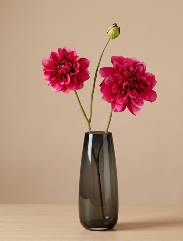 Kunstbloemen Dahlia Cerise | 80cm