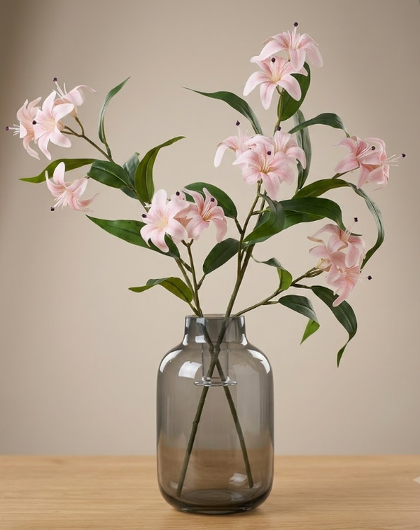 Kunstbloemen Lilium Pink | 79cm