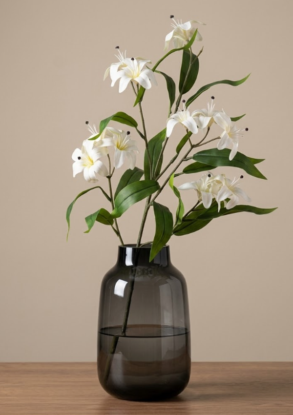 Kunstbloemen Lilium White | 79cm
