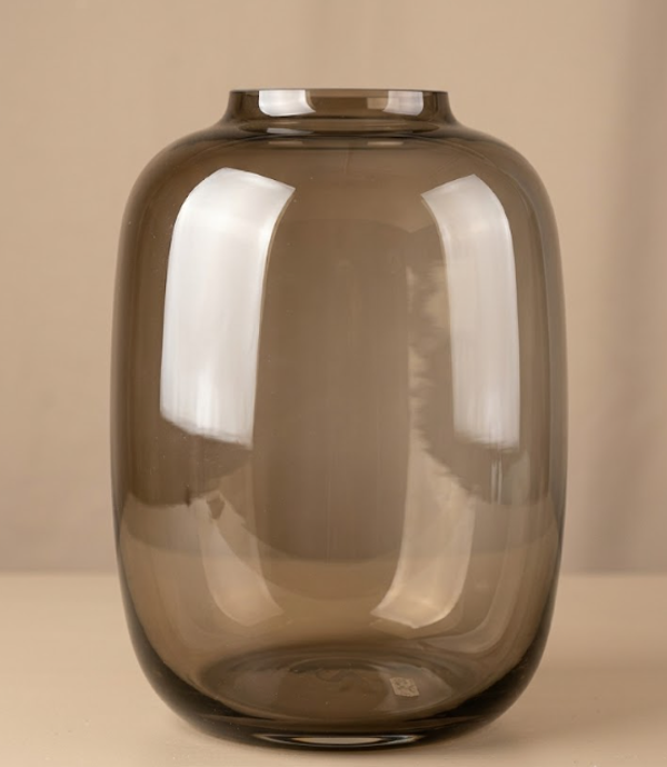 Vaas Glass Brown ‘Artic’ | Vase The World | Verkrijgbaar in 4 maten