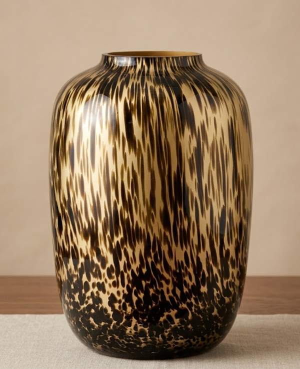 Cheetah Vaas ‘Artic’ – Goud | Vase The World | Verkrijgbaar in 3 maten