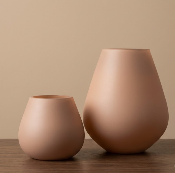 Zand Matte Windlicht ‘Tasman’ | Vase The World | Verkrijgbaar in 2 maten