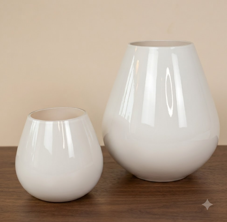 Ivory Shine Windlicht ‘Tasman’ | Vase The World | Verkrijgbaar in 2 maten