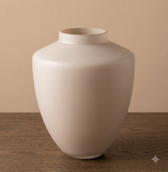 Beige Vaas ‘Tugela’ | Vase The World | 24,5x29cm