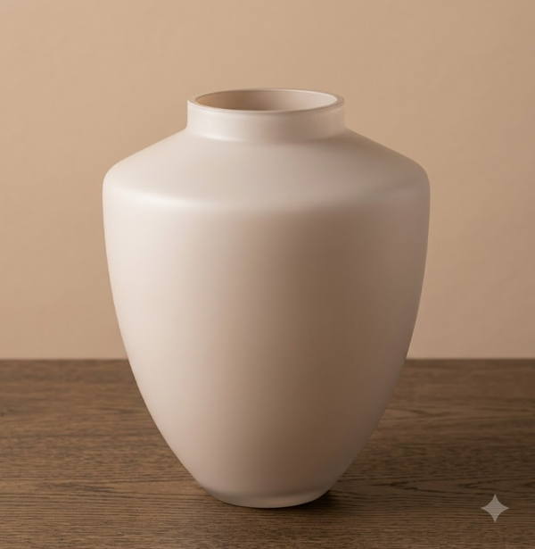 Beige Vaas ‘Tugela’ | Vase The World | 24,5x29cm
