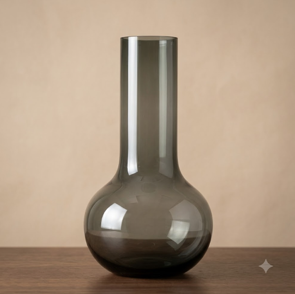 Smoke Vaas 'Seim' | Grey | Vase The World | In 2 maten