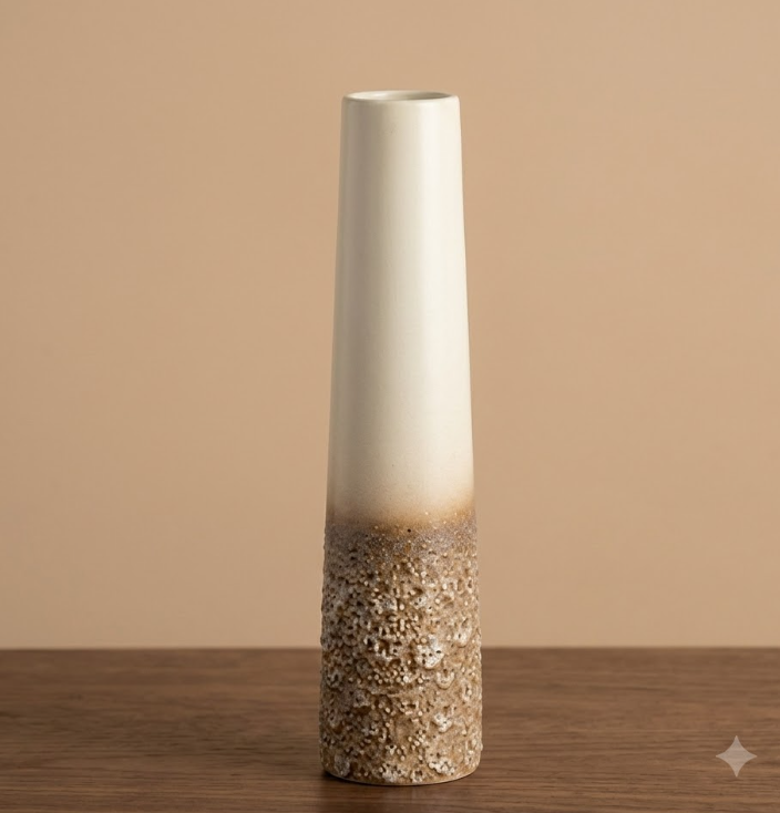 Smalle Vaas 'Gwinn' Spickled | 40cm