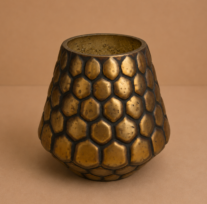 Waxinelichthouder Gold | Turtle | 15x15x15cm
