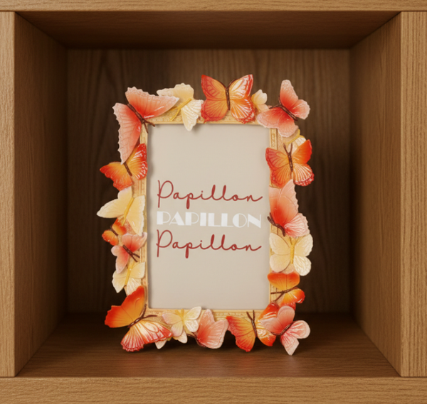 Fotolijst 'Butterflies' | Orange | 10x15cm