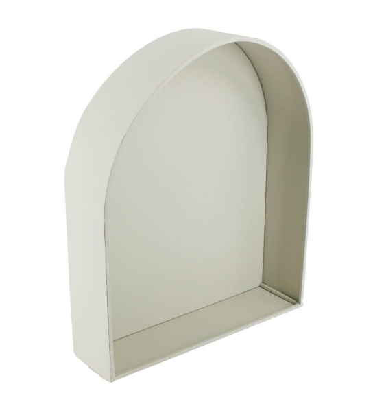 Wandrek Organisch Beige | 40.5x11x48.5cm