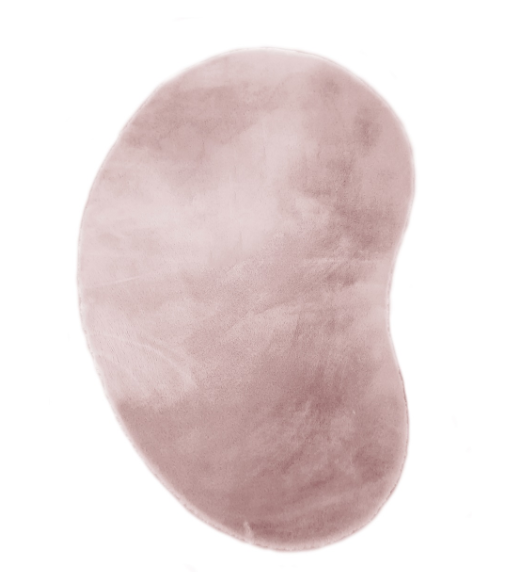 Organische Vorm Vloerkleed Fluffy | Roze | 170x240cm