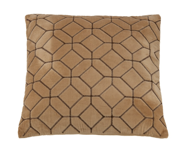 Sierkussen Scallop Bruin | 45x45cm