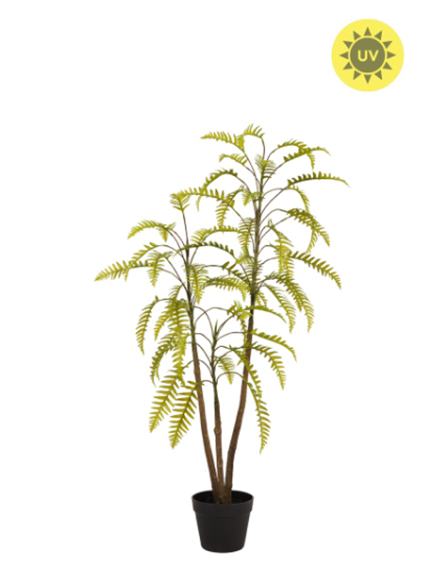 Kunst Fern Plant x3 UV – 120 cm | UV Bestendige Kunstvaren