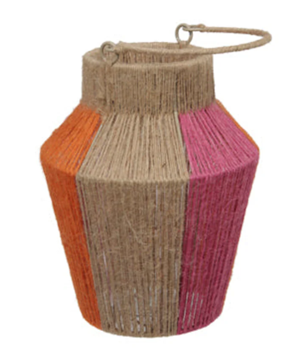 Lantaarn Orange/Pink | 20x25cm