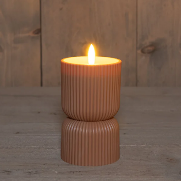 Buiten 3d Kaars Terra | 8x15cm