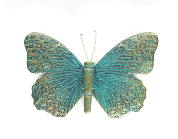 Buiten Wanddecoratie Vlinder Blue | 31X22CM