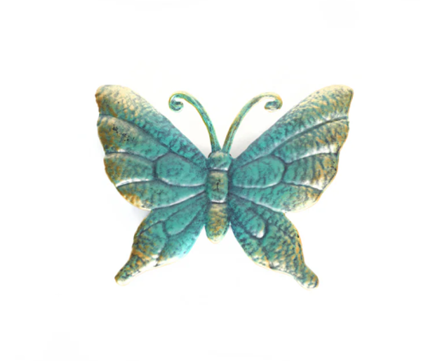 Buiten Wanddecoratie Vlinder Blue | 22X19CM