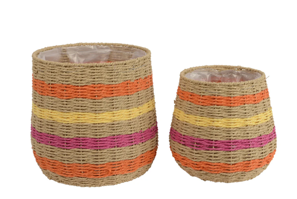 Set van 2 Bloempotten Tropical | 33cm x 30cm