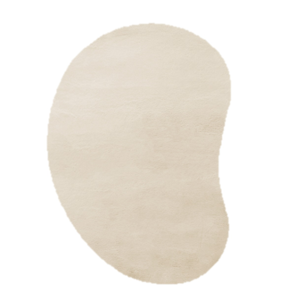 Vloerkleed Kidney Organisch | Fluffy | Beige | 200x300cm
