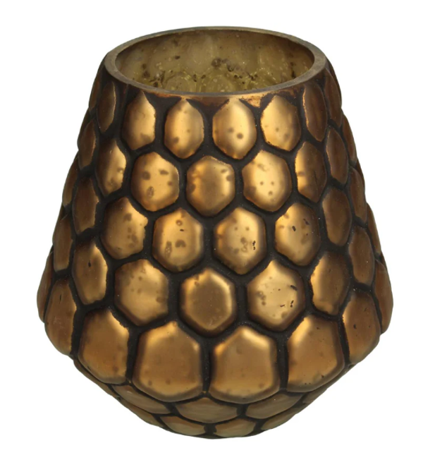 Waxinelichthouder Gold | Turtle | 15x15x15cm