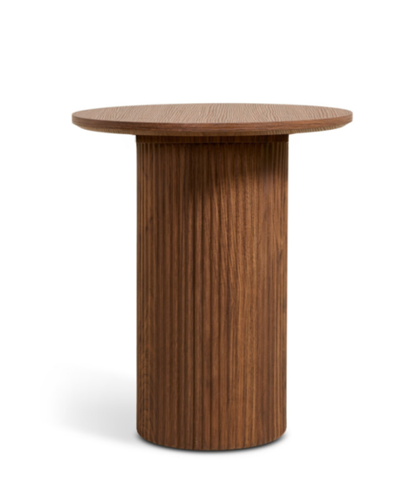 Bijzettafel Nora – Ø40cm Walnoot