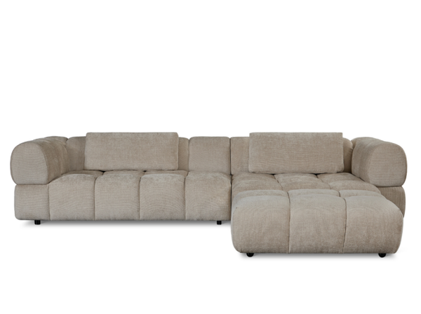Hoekbank Sofia – Beige Rechts
