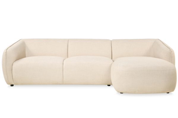 Hoekbank Laila – Stof Beige Rechts