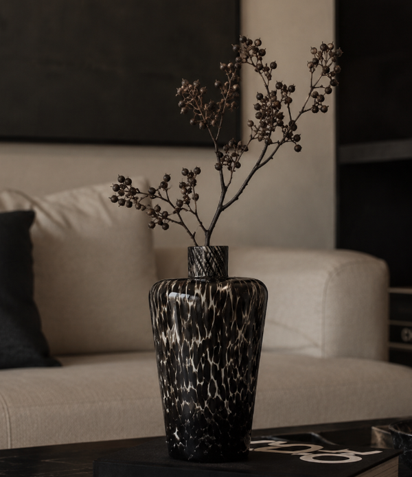 Cheetah Vaasje Glas | B11xH20cm