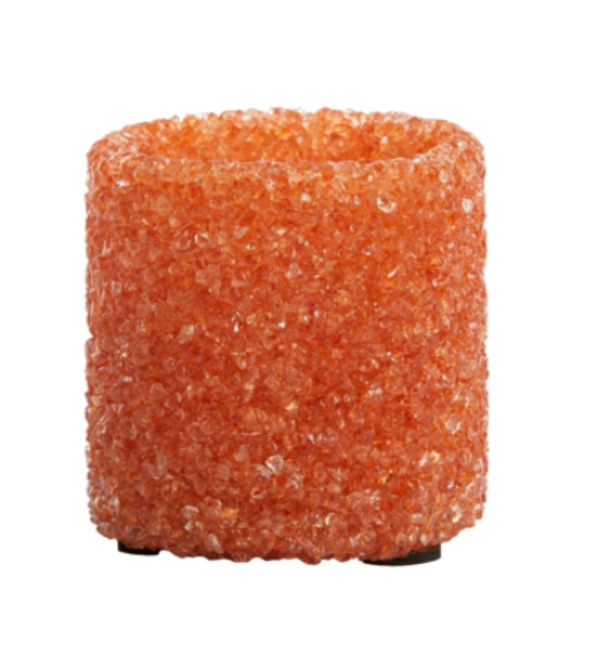 Waxinelichthouder 'Morita' | Oranje | 7cm