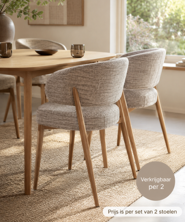 Eetkamerstoelen Set van 2 | Fuji Chair Okura